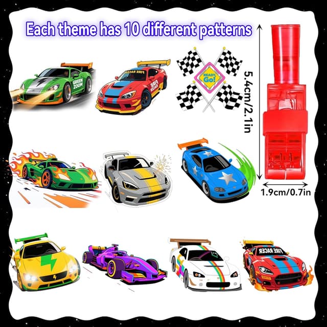 Detalle 2 de Race car LED finger lights 40 pcs