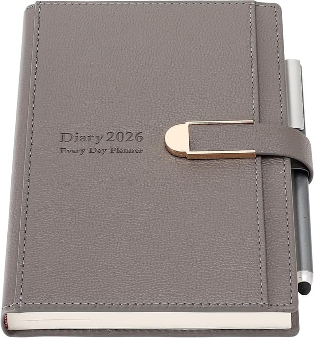 Detalle de Mljtoyo akademischer Terminplaner 2026 (A5) – ein Tag pro Seite, Jan–Dez 2026