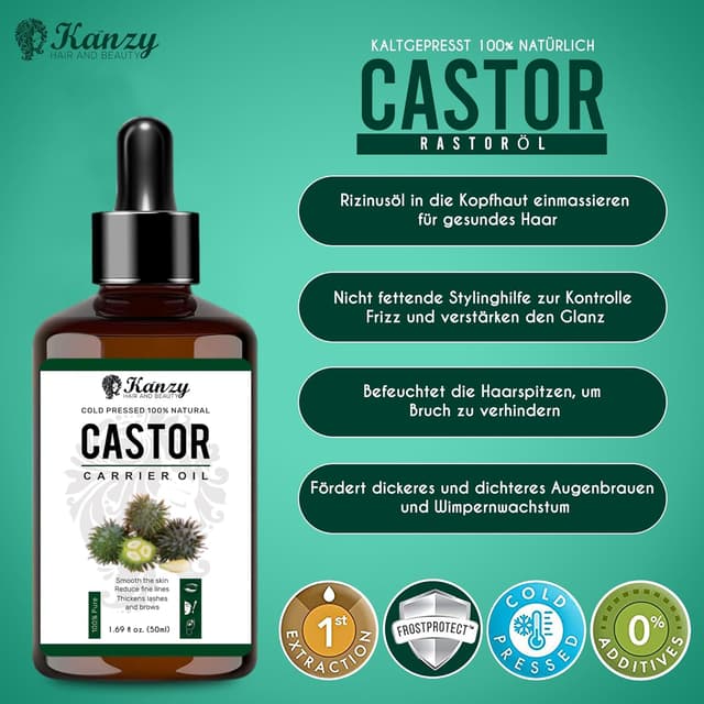 Thumbnail 3 de Kanzy Rizinusöl 50ml für Haare und Haut