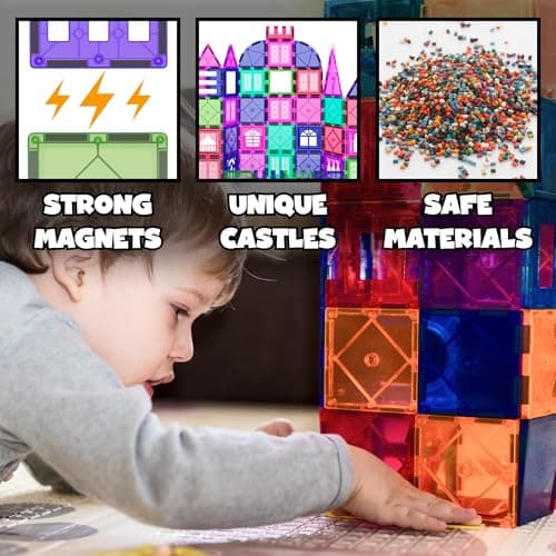 Detalle 2 de Desire Deluxe Bloques Magnéticos de Construcción para Niños 🧩