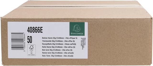 Thumbnail 2 de Exacompta 40866E Bobines 57x46mm 24m