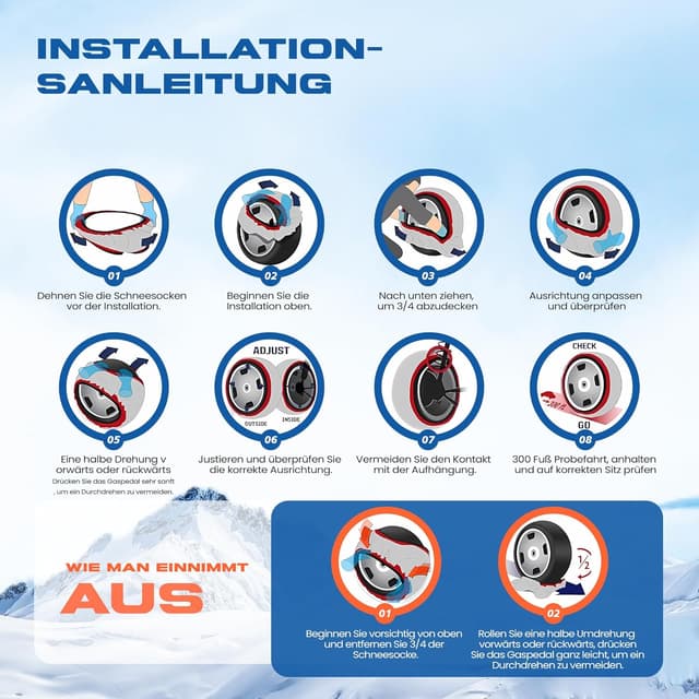 Thumbnail 5 de SOTISI Winterreifen Schneeketten S 2er Set