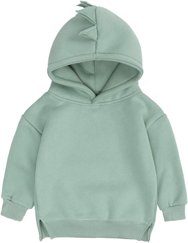 Thumbnail 5 de Famuka Toddler Hoodie Solid Colour Sweatshirt