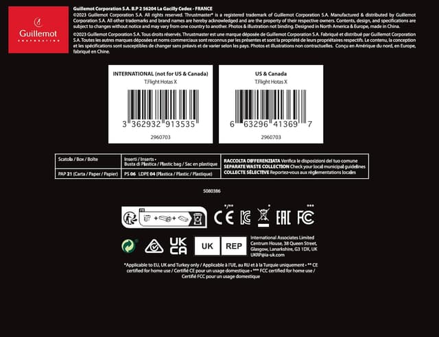 Thumbnail 6 de Thrustmaster T.Flight Hotas X Joystick