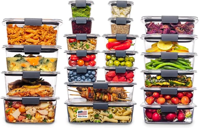 Detalle de Rubbermaid Brilliance 44-Piece Food Storage Set