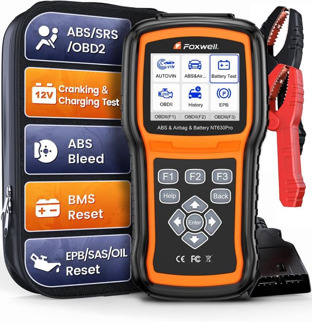 Detalle de FOXWELL NT630 Pro 12V Battery & ABS Scanner