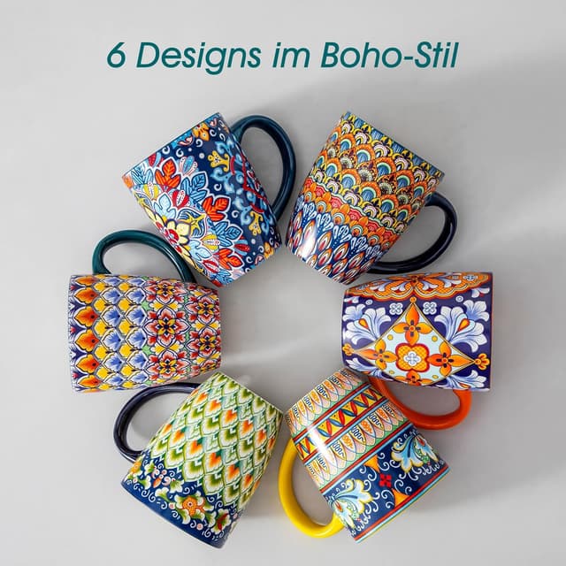 Thumbnail 5 de vancasso SIMI 480 ml Kaffeetassen Set 6er