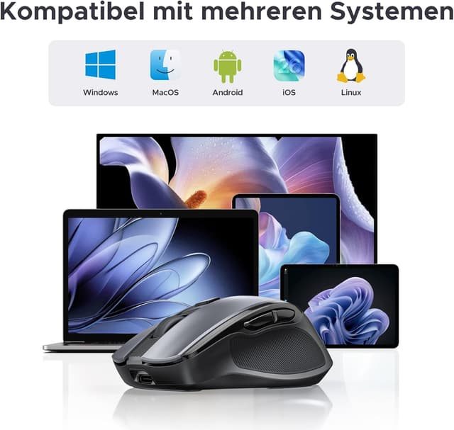 Thumbnail 5 de UGREEN 2.4G & Bluetooth Maus 4000 DPI