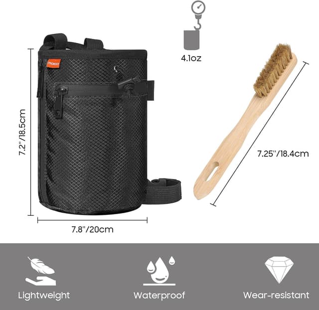 Thumbnail 5 de MoKo Climbing Chalk Bag with Brush
