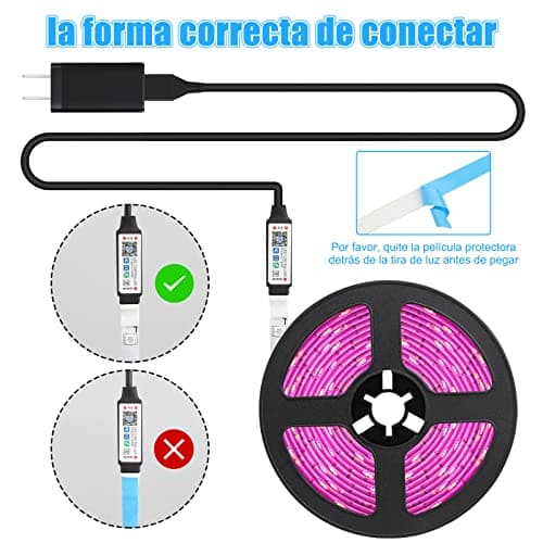 Thumbnail 5 de Diyife Tira LED 5m RGB para TV