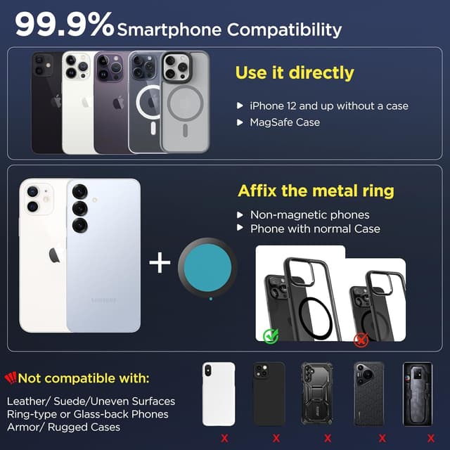 Thumbnail 6 de MSXTTLY Vacuum Magnetic Phone Holder 2200gf