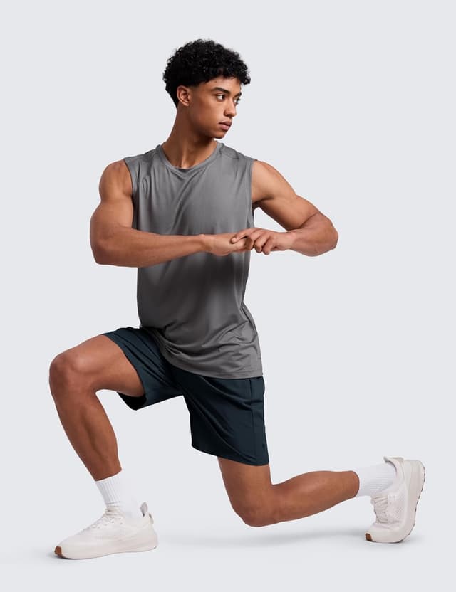 Detalle de CRZ YOGA pantaloncini running uomo 18 cm True Navy L con fodera a rete