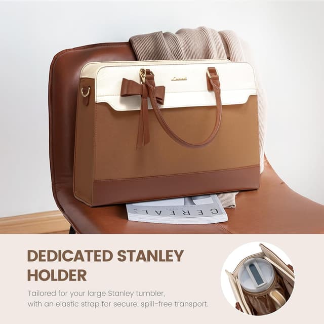 Detalle de LOVEVOOK Handtasche Laptoptasche 15,6 Zoll