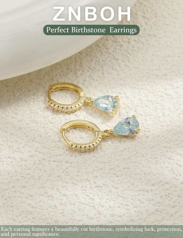 Thumbnail 6 de ZNBOH Ohrringe Gold mit Zirkonia