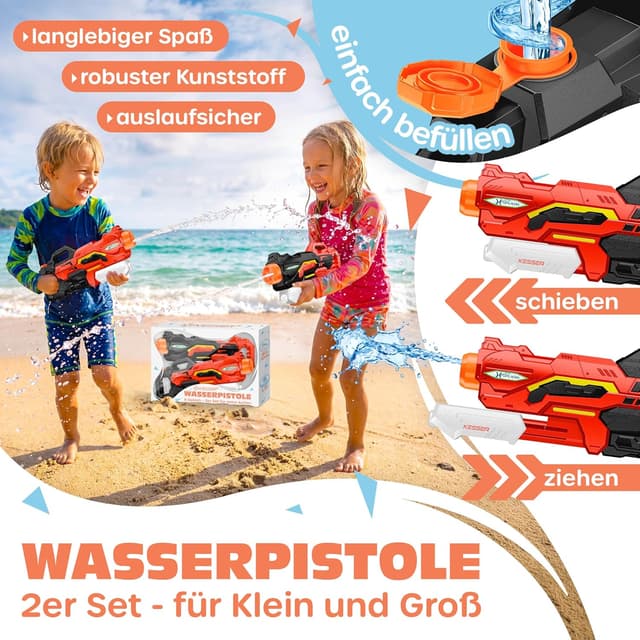 Thumbnail 2 de KESSER Wasserpistolen 2er Set Reichweite 10–11 m