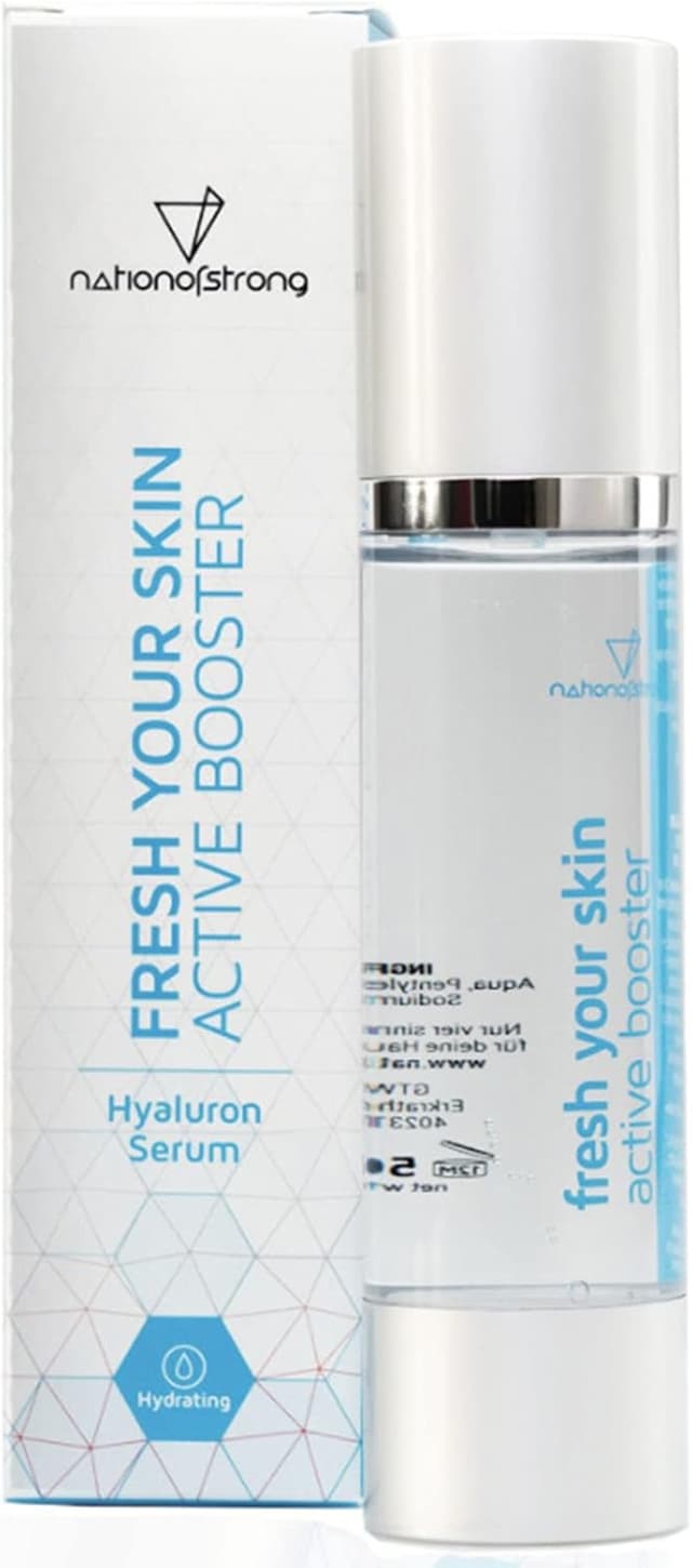 Detalle de Siero Viso Antirughe Donna e Uomo con Acido Ialuronico Puro altamente concentrato (vegano) – 50 ml