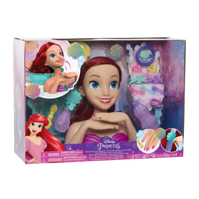 Imagen de Just Play Products Busto Spa Ariel con accesorios Disney Princess en OfertitasTOP