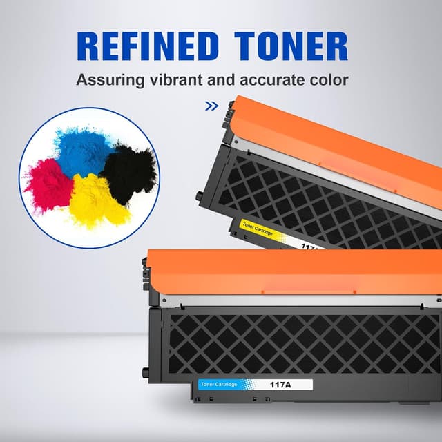 Detalle de Q-image 117A Toner compatibile HP (W2070A/W2071A/W2072A/W2073A), confezione da 4 per HP Color Laser