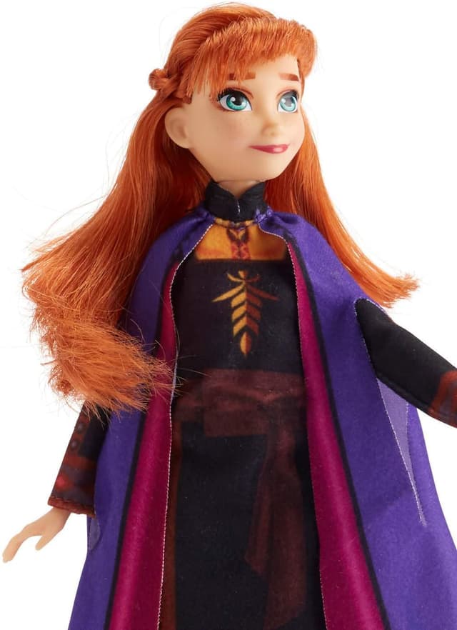 Detalle de Disney Frozen Anna Puppe mit langem Haar