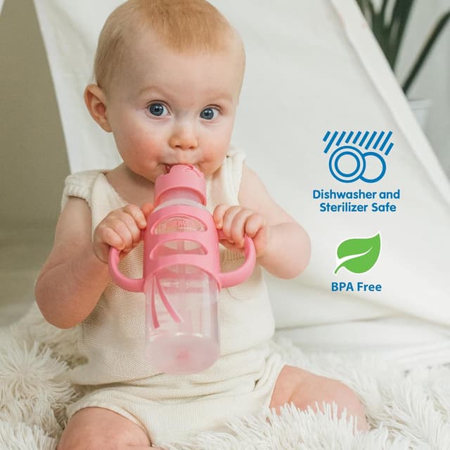 Thumbnail 5 de Dr. Brown's Milestones Narrow Sippy Bottle 8 oz