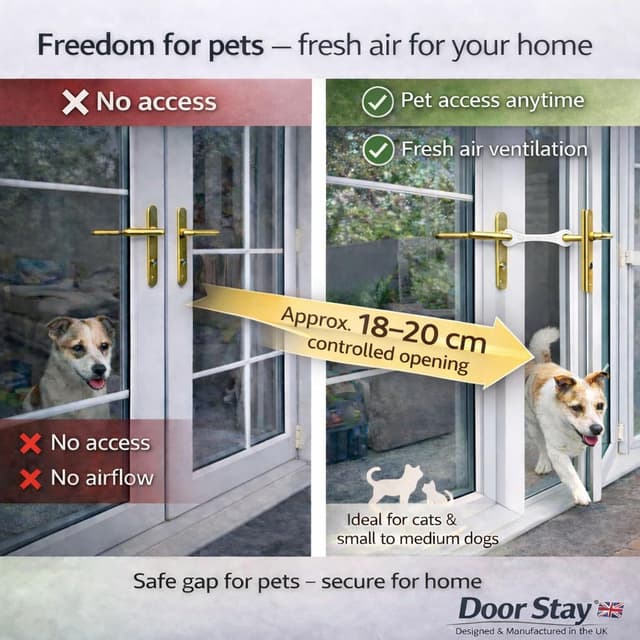 Detalle 2 de Door Stay French door stay, 18–20 cm opening