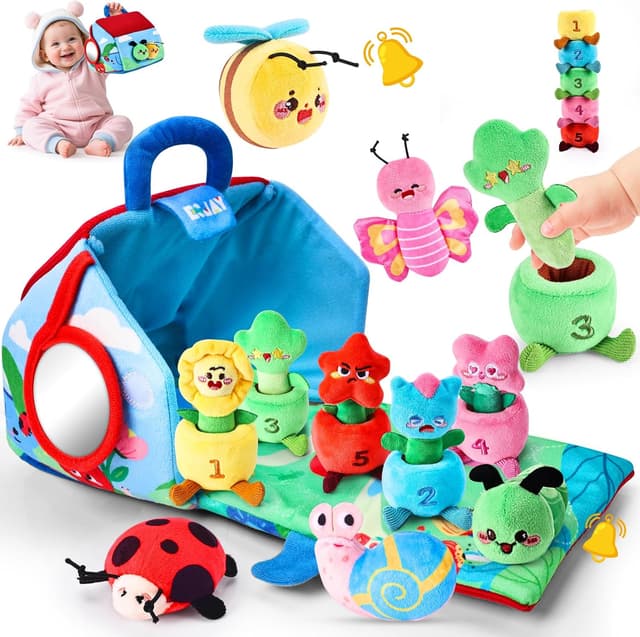 Detalle de Esjay Montessori Garden Plants & Bugs Toddler Toy (12–18 Months)
