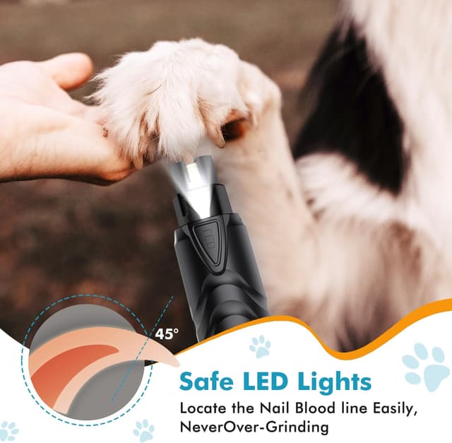 Detalle 2 de ETENTOUS pet nail grinder 2 speed 5000