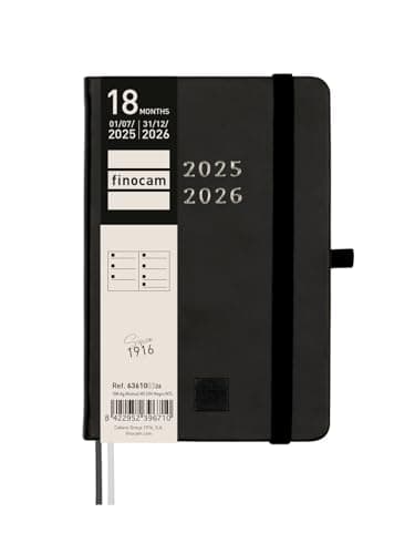 Detalle 2 de Finocam Agenda Mínimal 18 meses 2025–2026 🗓