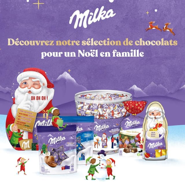 Thumbnail 5 de MONDELEZ Milka Tubo Mini Père Noël 1,54 kg