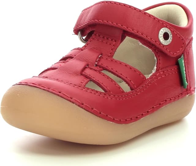 Thumbnail 6 de Kickers Sushy sandali bambini e ragazzi in pelle con chiusura Velcro