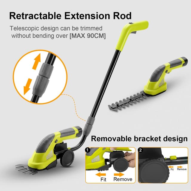 Thumbnail 4 de DEWINNER 3 in1 Tijera cortacésped kit