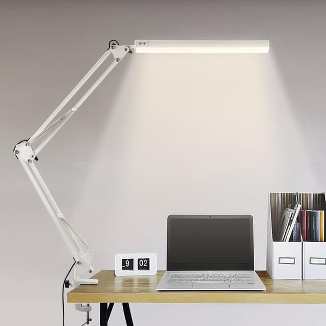 Detalle de BIENSER LED desk lamp with clamp, 10 brightness