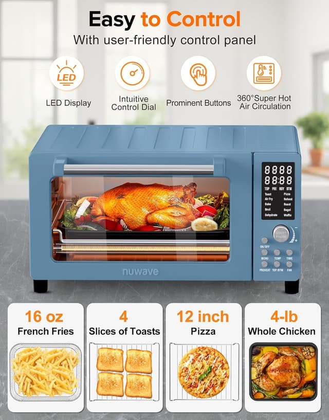Thumbnail 5 de Nuwave Bravo Pro Air Fryer Toaster Oven