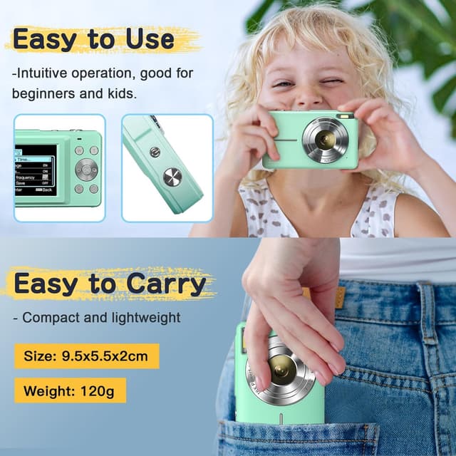 Thumbnail 6 de Digitalkamera 1080p 44MP grün