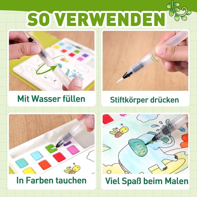 Thumbnail 3 de YPLUS Wassermalbuch für Kinder ab 3 Jahren