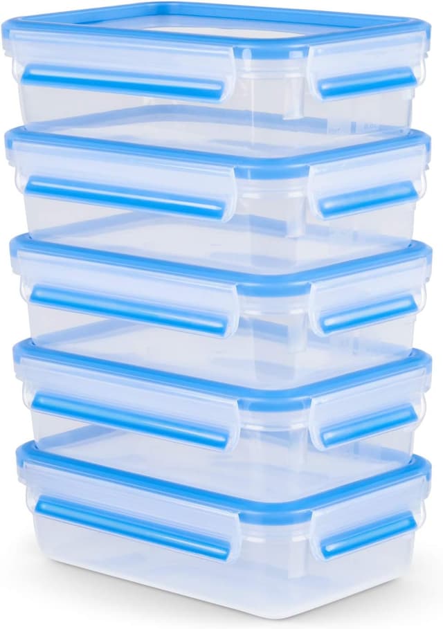 Detalle de EMSA Clip & Close Frischhaltedosen-Set 5x0,8 L