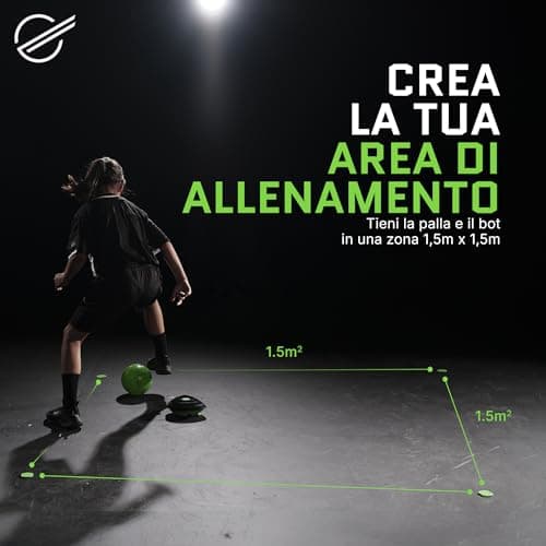 Detalle de Smart Ball Soccerbot (Smart Ball) entrenador personal de fútbol indoor con sensores y pantalla LCD