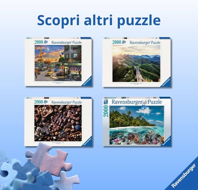 Detalle 2 de Ravensburger Puzzle Pokémon Classici da 2000 pezzi (14+), 98 x 75 cm