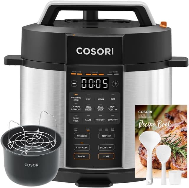 Detalle de Cosori Pressure Cooker 5.7L, 9-in-1 multi