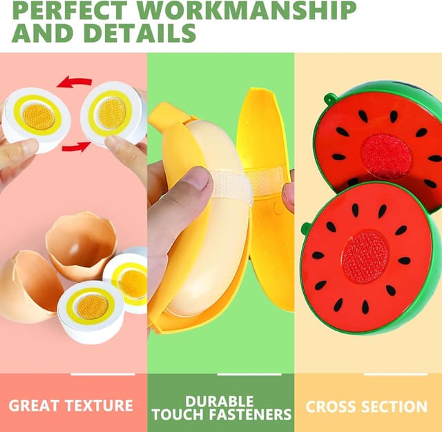 Thumbnail 4 de 100 Pcs Play Food Set