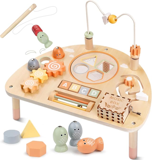Imagen de Tavolo attività Montessori 8 in 1 per 2 anni 🎲 en OfertitasTOP
