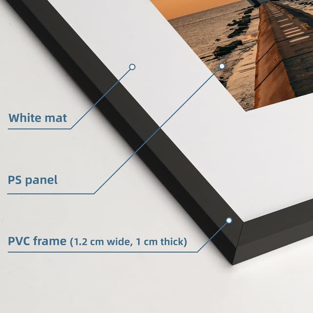 Detalle de EYMPEU A3 picture frame for A4 photos