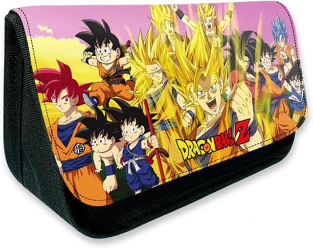 Detalle de MAGIC SELECT Astuccio scuola Dragon Ball con due tasche e copertura in tela lavabile