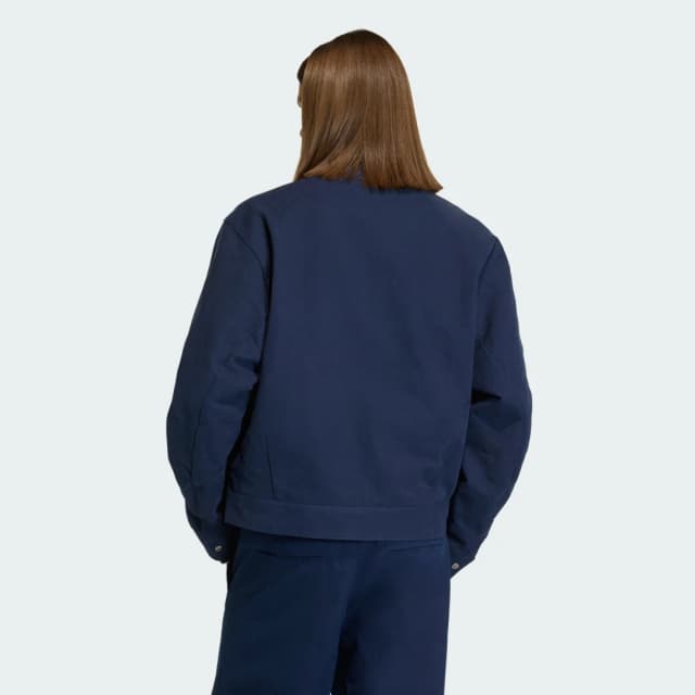 Detalle 2 de Chaqueta bómber Premium Essentials Adidas en azul