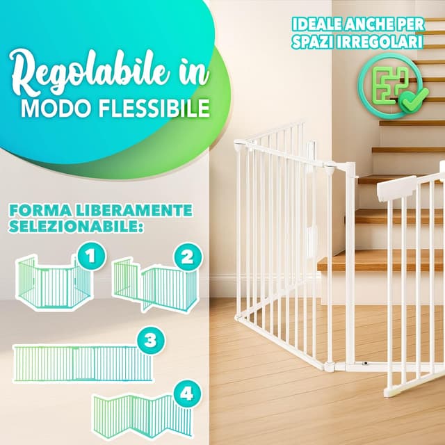 Thumbnail 4 de KIDUKU Barriera sicurezza 300 cm per camino 📐
