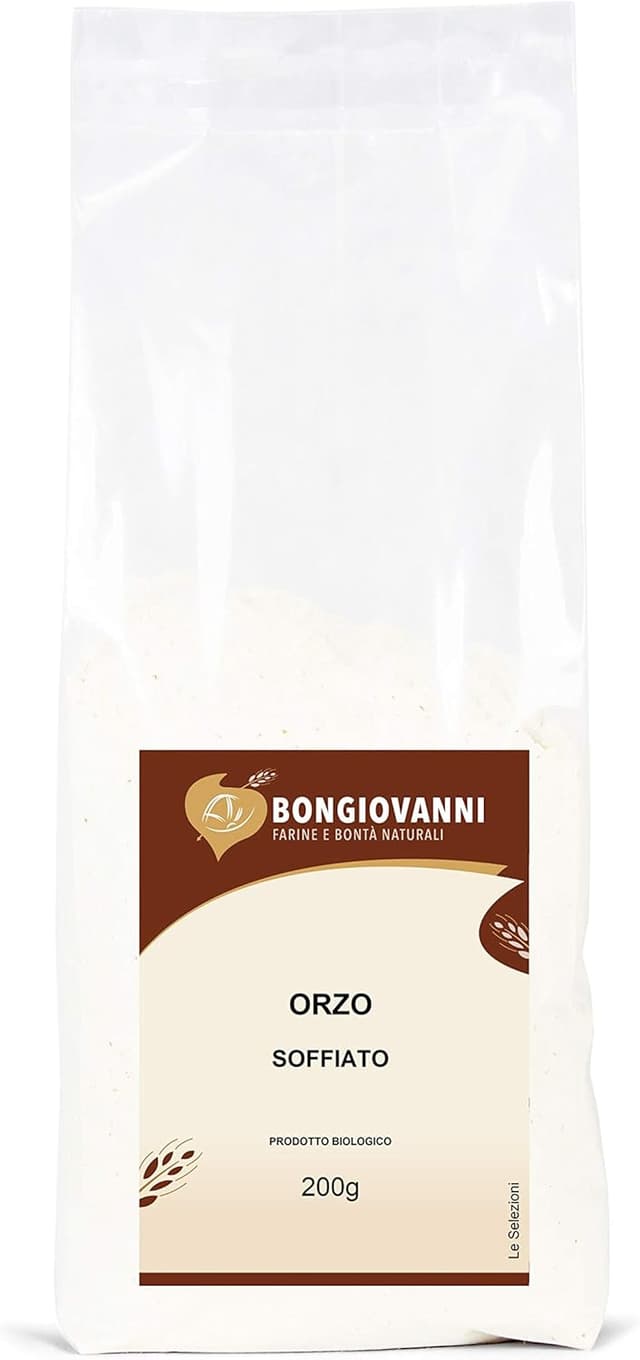 Detalle de Bongiovanni Farine e Bontà Naturali Orzo soffiato BIO 200 g