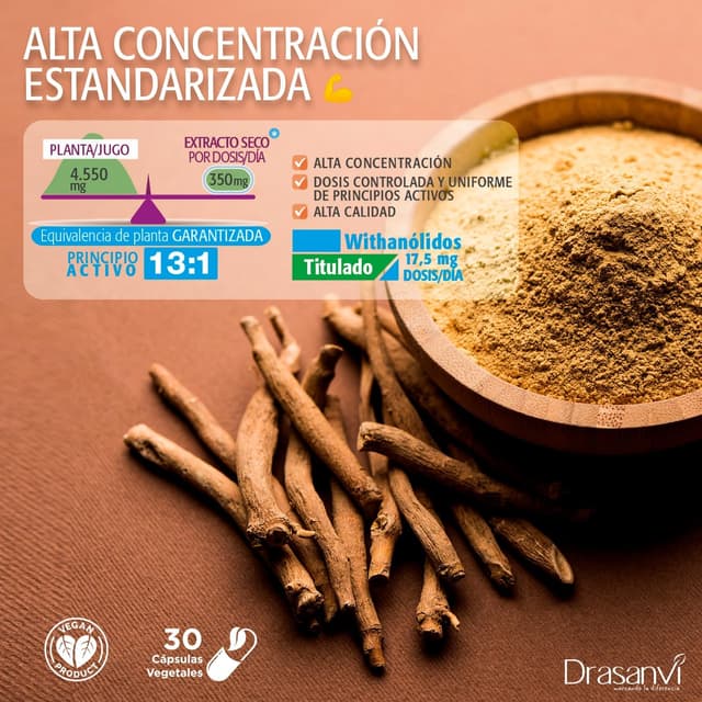 Thumbnail 2 de DRASANVI NUTRABASICS ASHWAGANDHA 350 mg