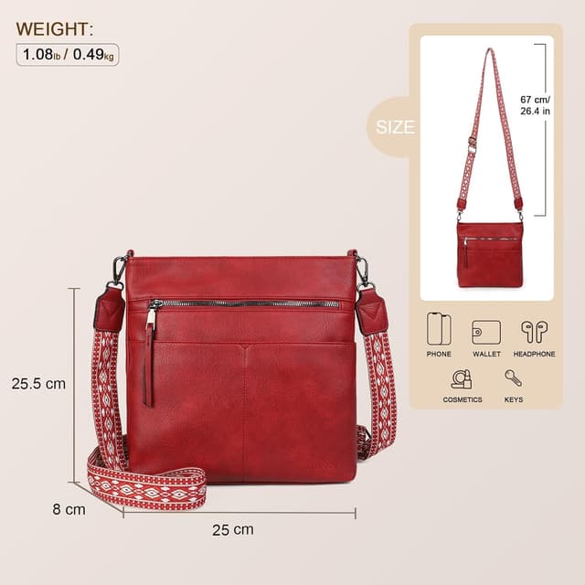 Thumbnail 5 de Gladdon sac bandoulière femme 25 cm