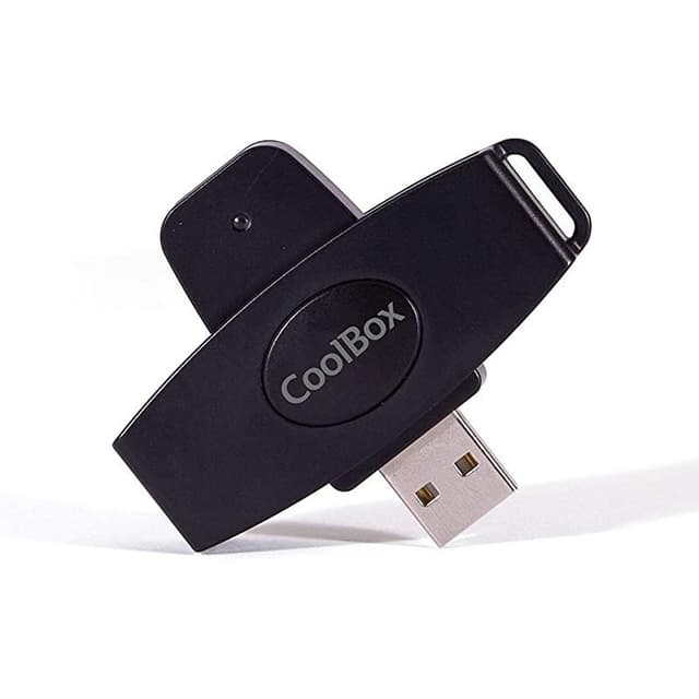 Detalle de CoolBox COO-CRU-SC02 lector USB de DNIe 10 g