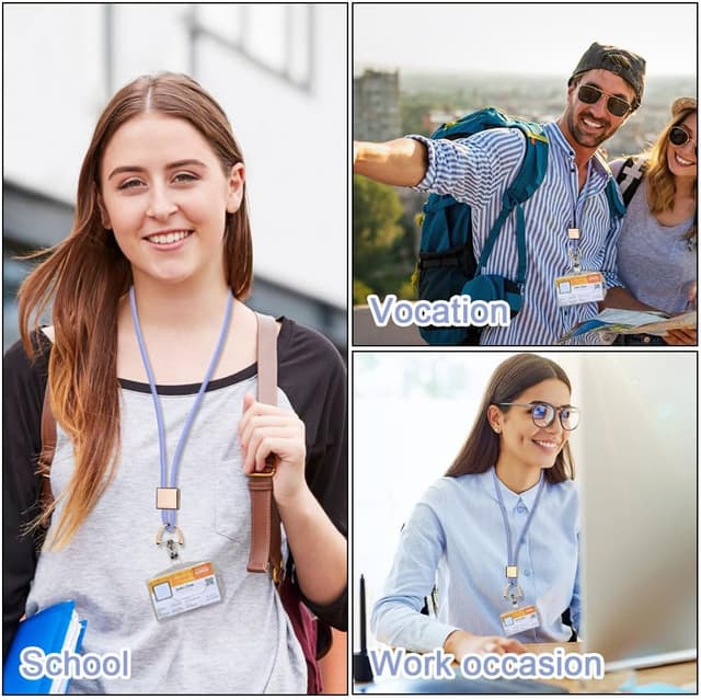 Thumbnail 4 de Vicloon Cordino da collo Viola 46,5 cm